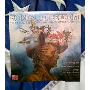 David Janssen Voices of Freedom NG1000 LP Vinyl Record NEW SEALED National Guard